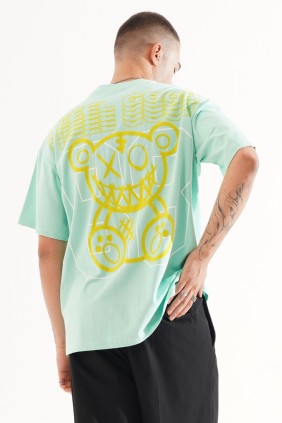 Erkek I Feel Good Turkuaz T-shirt
