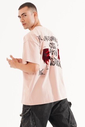 Erkek We Rock Somon T-shirt