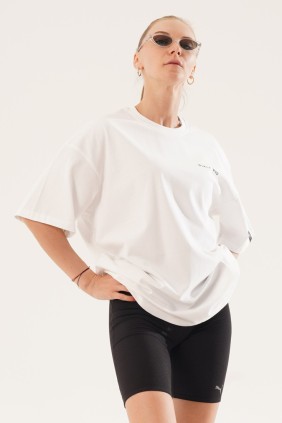 Kadın Beyaz Basic T-shirt